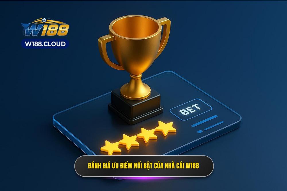 2.Đánh Giá Nhà Cái W188 Qua Những ưu điểm Vượt Trội